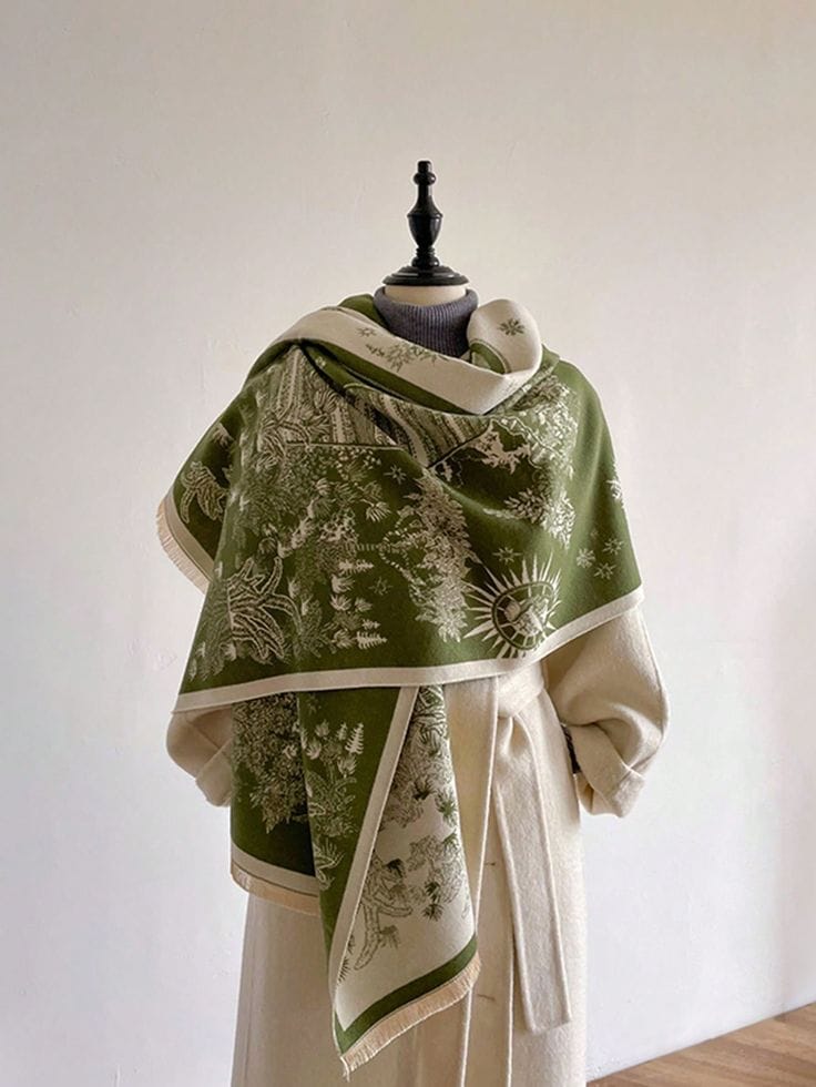 Silk Printed Shawl